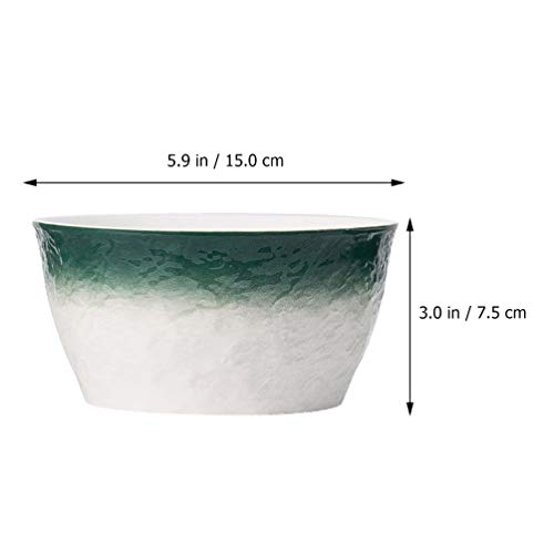 Hemoton Autêntico Japonês Ramen Tigela de Sopa Tigela de Porcelana Conjunto Tigela de Macarrão de Ce