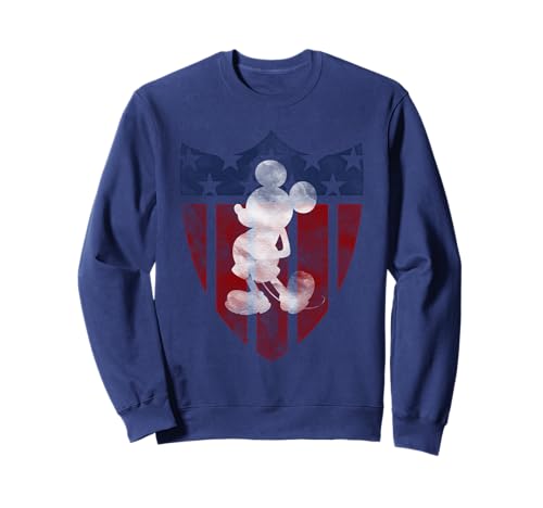 Sweat Mickey Mouse Americana Shield, le pull-over décontracté en molleton doux