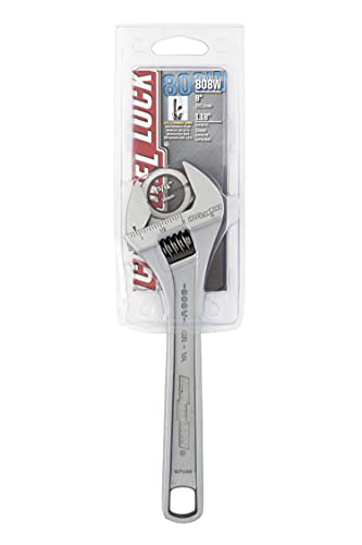 Channellock 808W 8-Inch Adjustable Wide Wrench, Chrome #TOP2