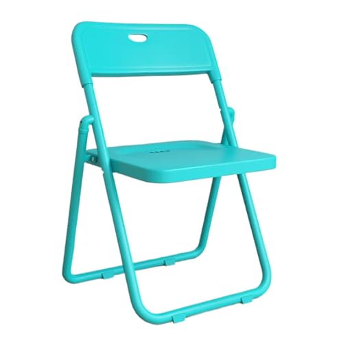 olkljdg 折りたたみ椅子 金属製 完成品 組み立て不要|コンパクト軽量 持ち運び便利|防水 背もたれあり|会議用・アウトドア・室内/屋外多用途|耐荷重 130s サイズ 40×44×76cm おしゃれパイプ椅子 (E)