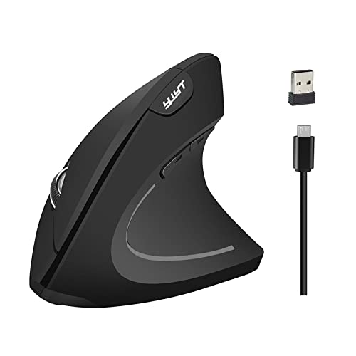 Ratón vertical inalámbrico de 2,4 GHz para gamers que buscan precisión óptica