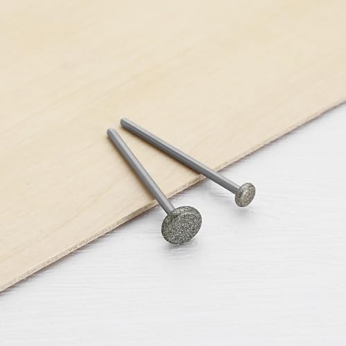 ECSiNG 2Pcs Bit para Taladro de Uñas Acero Tungsteno miniatura 5