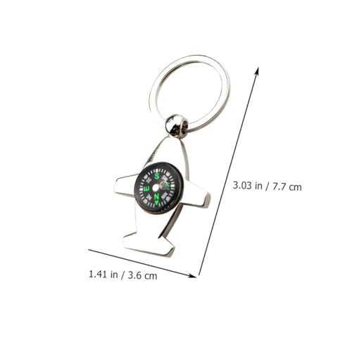 Set 3 Brújulas Mini de Aleación de Zinc para Camping miniatura 2