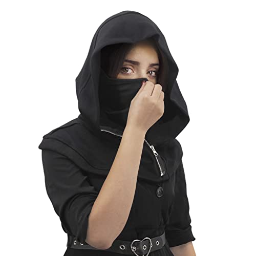 Daily Wear Breathable Face & Neck Gaiter Winter Warmer| Halloween Punk Rogue Hooded Scarf |Wide Variety Costume Cowl3