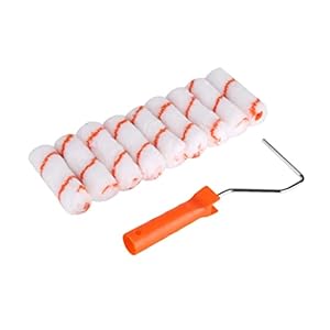 S XuanW 10-delige 4 inch professionele huizendecoratie muurverfroller vervangbaar gereedschap kit