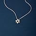 Gelin Star of David Diamond Necklace 10K Solid Gold
