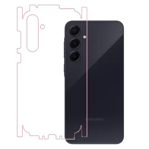 ECMERED Samsung A35 Vinyl Film Clear Glossy Finish back Side full body Screen Protector Haptic Touch Temper Film Anti-Fingerprint Anti Scratch (B0D1527315) Amazon Price History, Amazon Price Tracker
