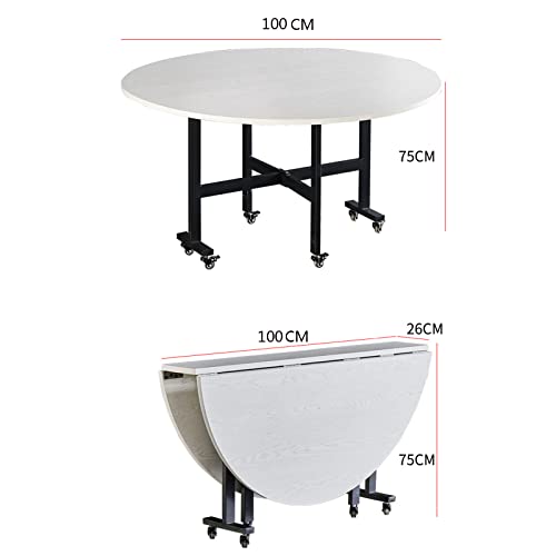 Table de salle à manger pliante table d'ordinateur extensible gain de place - 3