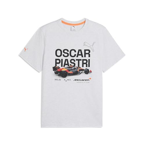PUMA McLaren F1 Mens Oscar Piastri Tshirt - White - L