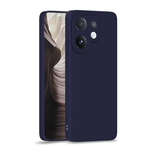 Image of Outlouders Back Cover for Vivo V60 5G / Vivo T4 Pro 5G | Camera Protection | Durable Soft Matte Silicone Bumper Case (Blue)