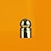 Omnia 085/BAL2VC Solid Brass Ball Hinge Finial - Vintage Copper
