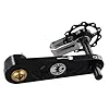 Adaptateur tendeur de chaîne de vélo pour une vitesse unique en alliage d'aluminium léger avec une finition exquise (doré) #4