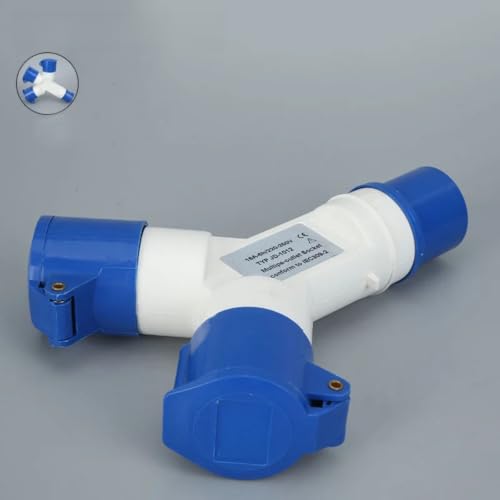 Enchufe industrial de 3 pines 16A y 220V ideal para conexiones seguras IP44 3