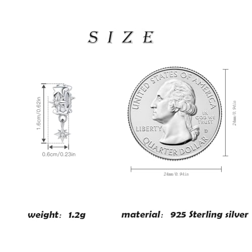 Image of ARTCHARM 925 Sterling Silver Stopper Beads Spacers Charms fits European DIY Bracelet, Personalized Gifts for Mothers Day /Birthday /Christmas