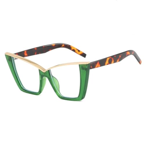 Lunettes œil de chat pour femme avec monture vintage et verres transparents