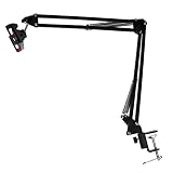 SOLUSTRE Support Réglable Pince Rotative Universelle Bureau Lit De Chevet Tête De Lit Flexible Support Tablette Smartphones Tablettes Rack Multifonctionnel avec pour Clip Overhead Pliable