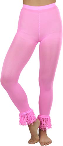 Image of ToBeInStyle Women's Opaque Ankle Long Nylon Footless Fun Tights Pantyhose
