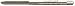 Straight Flute Hand Tap, M12-1.50, Plug, 4 Flutes, Metric Fine