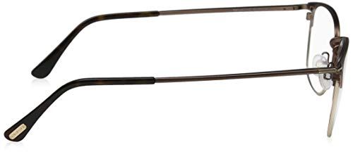 Image of Tom Ford FT5453 Eyeglass Frames - Matte Dark Brown Frame, Matte Dark Brown Lenses, 52 FT545352049