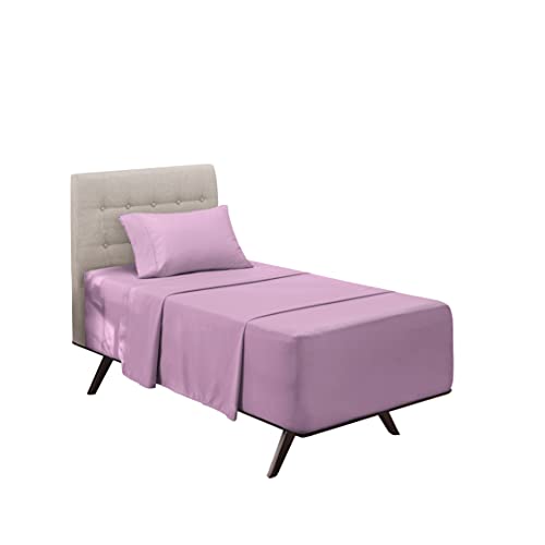 Image of Hearth & Harbor Extra Deep Pocket Bed Sheet Set - 3 Piece Hotel Luxury Sheets Fits Up to 24 inch Thick Mattress - Twin XL - Lavender Dream