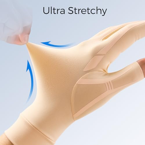 Image of FREETOO Compression Gloves Women Men for Carpal Tunnel, Arthritis Gloves for Women for Pain, Carpal Tunnel Gloves with Grip for Sleeping, Typing, Nerve Pain, Circulation, Fits Palm 7.3''-8.3'' Skin M