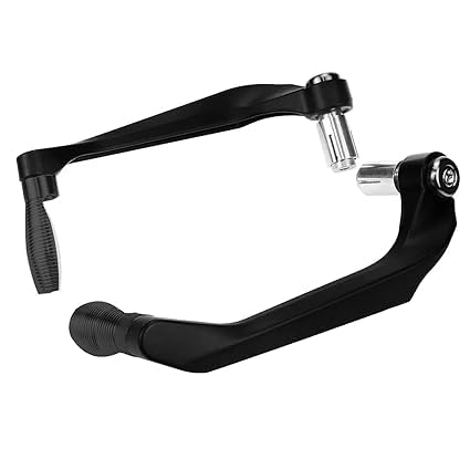 Universal 7/8" 22mm Motorcycle Handlebar Brake Clutch Levers Protector Guard Carbon Type (Black)-image-38
