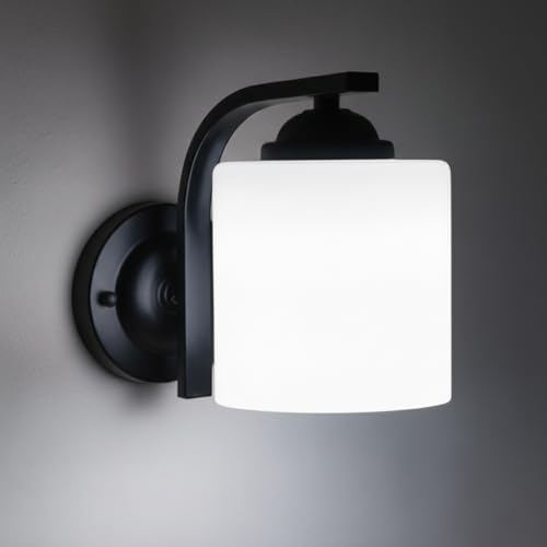 CANMEIJIA Wall Sconce 1 Light, Modern Wall Light Fixture, Bathroom