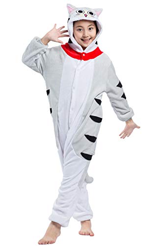 Enfant Unisexe Anime Animal Costume Cosplay Combinaison Pyjama Outfit Nuit Vêtements Onesie...