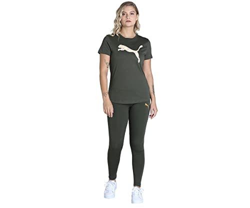 Image of Puma Women's Letter Print Regular Fit T-Shirt