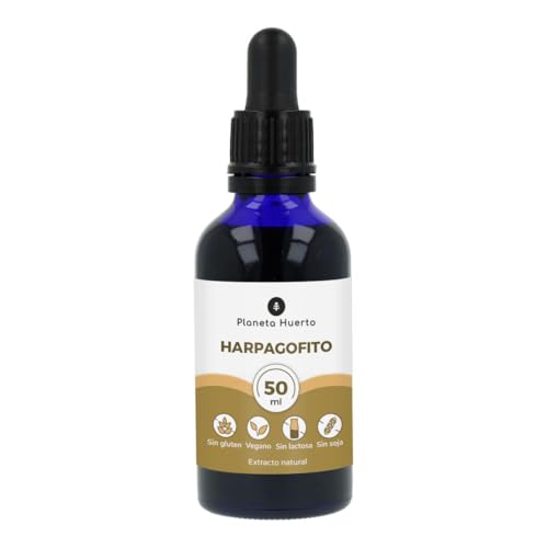 PLANETA HUERTO | Extracto de Harpagofito 50 ml – Antiinflamatorio Natural para Artritis y Dolores Musculares