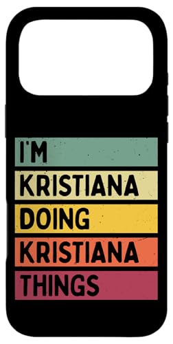 I'm Kristiana Doing Kristiana Things �ʔ����J�X�^���l�[�� �X�}�z�P�[�X iPhone 17 Pro Max �p