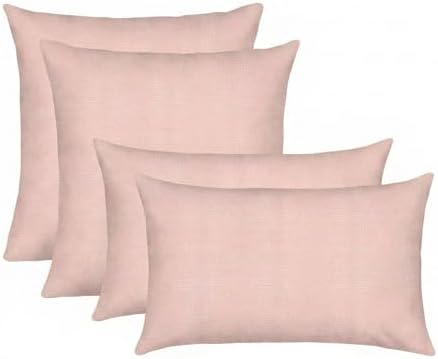 RSH DECOR: Outdura Lumbar & Square Pillows Set of 4 | 20" x 12" &...