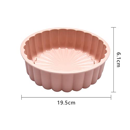Silicone Cake Mold, Valink Silicone Round Cake Stencil Petal Shape For Jello,Gelatin, Silicone Baking Molds For Cakes, Round Baking Pan, Bpa Free Bakeware #TOP2