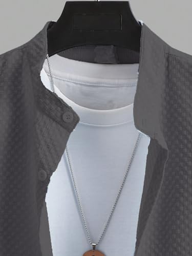 Image of Leriya Fashion Textured Shirts for Men || Casual Shirt for Men || Shirt for Men|| Men Stylish Shirt || Men Fancy Shirt || Men Half Sleeve Shirt || Plain Shirts for Men || Shirts