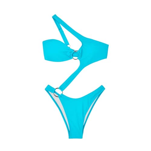 Genérico Bañadores Menstruales Niña Pantalon Bañador Mujer Traje de Baño para Bikini Traje de Baño para Playa Color Sólido Sin Espalda Mono (B L)