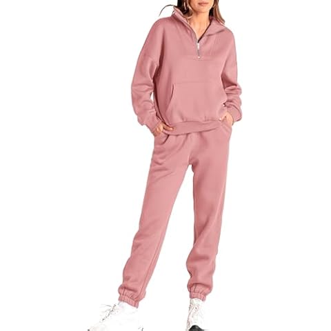 BTFBM Women's Half Zip Tracksuit Set Cover