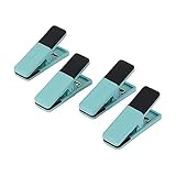 KitchenAid Small Bag Clips, Set of 4, Aqua Sky