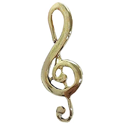 GFM® Broche note de musique – (Brch-MUNote-SN), Small, Métal