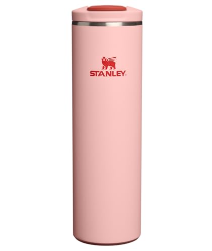 Image of STANLEY Transit FlipTop Mug | Leakproof Coffee Travel Cup | Vacuum Insulated Stainless Steel | Stays Hot or Cold for Hours | BPA-Free | 20 oz | Peach Rose
