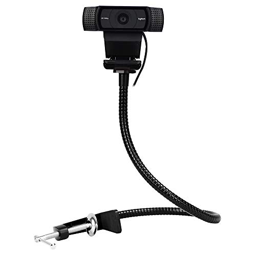 20 inch Flexible Jaw Long Arm Desk Clamp Mount Suspension Boom Scissor Arm Tripod Stand Holder for Logitech Webcam C922 C930e C930 C920 C615
