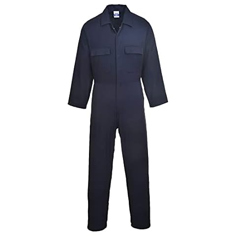PORS998NARXXXL - Euro Work Cotton Coverall Navy - 3 XL R - 3 XL EU / 3 XL UK Cover