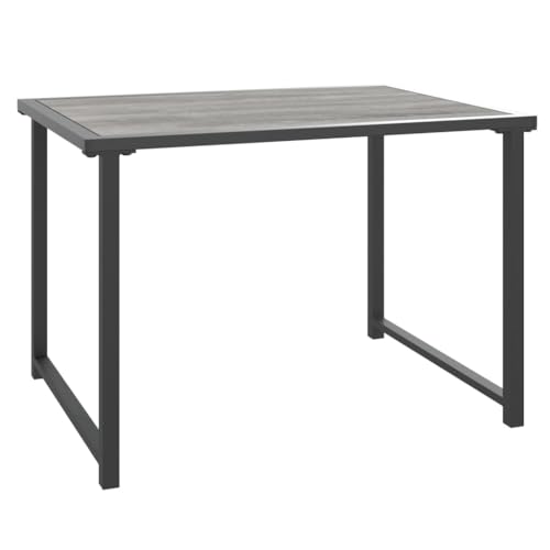Table de jardin anthracite Solivagant compacte en acier pour optimiser les petits balcons - 3