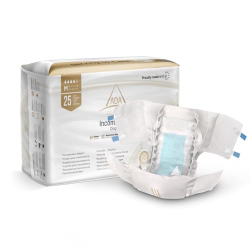 ADA Confort - Pañal Premium para adulto de Alta Absorción para Incontinencia en Hombres y Mujeres Acamados (Medium)