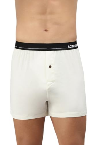 Image of &Circus Men's Puresoft Beechwood Modal Boxers | Ultra Soft Elastane Stretch Mens Breathable Boxer Innerwear Men