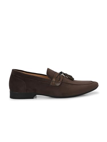 Image of San Frissco Men's Formal Loafers Leatherette Trending Shoes with Tussle,Semi Casual Cushioned Footbed Cushioned Footbed Formal Party Slip-On Shoes /Stylish, Comfortable & Lightweight