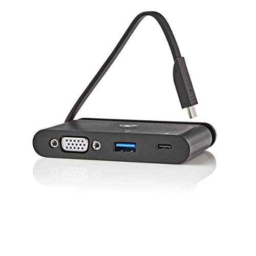 Nedis TCARF220BK station d'accueil USB 3.2 Gen 1 3.1 Gen 1 Type C Neuf - vue 8