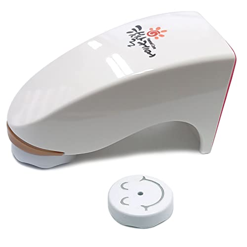 Magnetic Soap Dish Container Dispenser Wall Attachment Adhesion Soap Holder With Happy Face, Round Disc 2Pcs (White) #TOP4