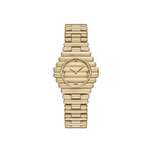 Breda Coda Gold and Metal Bracelet Watch 32MM