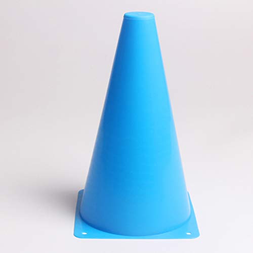 Basportble 6 peças de cones de treinamento esportivo 23 cm, marcadores de plástico, cones de obstácu