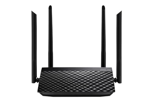 ASUS RT-AC1200 V2 - Routeur Wi-FI AC1200 avec Double Bande de fréquence, Quatre antennes et contrôles parentaux
